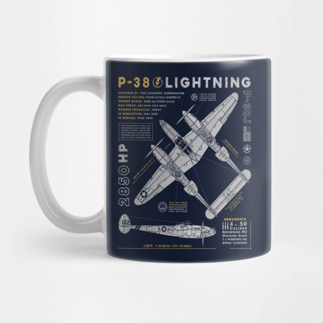 P-38 Lightning by 909 Apparel